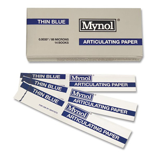 Mynol Articulating Paper .0025/63u X-Thin Blue (140)