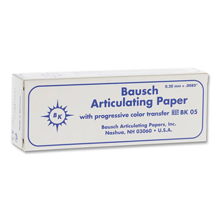 Bausch Articulating Paper Booklets 200u (.008") Blue BK-05 (300)