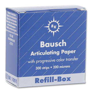 Bausch Articulating Paper Refill 200u (.008") Blue BK-1001 (300)