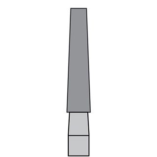 BurPlus Carbide Bur TF #7206 12-Blade Taper Fissure (5)