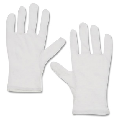 Glove Liner Thin Cotton L (12pr)