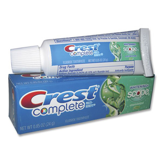 Crest Complete Toothpaste Whitening w/Scope Trial Size 0.85oz (36)