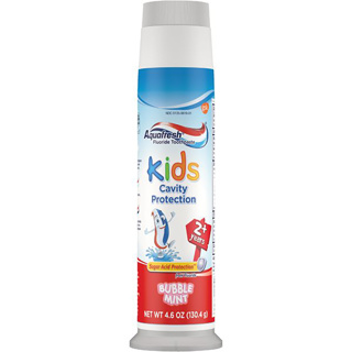 Aquafresh Kids Toothpaste Bubble Mint 4.6oz (24)