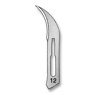 Bard-Parker Scalpel Blades #12 SS Sterile (50) - iSmile Dental Products