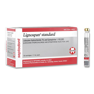 Lignospan Lidocaine 2% w/EPI 1:100,000 (50)