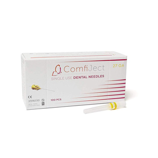 ComfiJect Dental Needle Plastic Hub 27ga Long 30mm (100)