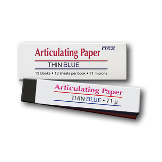 HB Articulating Paper 71 Microns (.003") Thin Blue (144)
