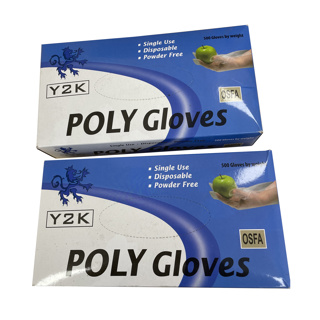 Poly PF Glove Clear L (500)