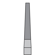 BurPlus Carbide Bur TF #7204 12-Blade Taper Fissure (100)