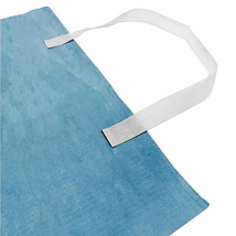 U-Hold Stretchable Paper Bib Holders Blue (250)