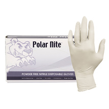 ProWorks Polar Nitrile PF Exam Glove White L (100)