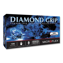 Microflex Diamond Grip Latex PF Exam Glove Natural S (100)