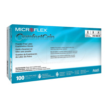 Microflex Comfortgrip Latex PF Exam Glove Natural S (100)