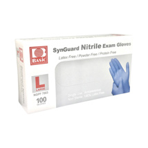 Synguard Nitrile PF Exam Glove Blue L (100)