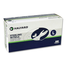 HALYARD STERLING Nitrile PF Exam Glove Silver L (200)