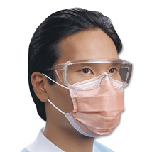 Fluidshield Level 3 Fog-Free Procedure Mask Peach (40)