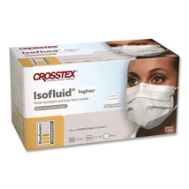 Crosstex Isofluid Fog-Free Mask Level 1 Blue (40)