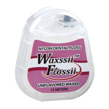 Waxssii Flossii Dental Floss Waxed Unflavored (15m x 72)