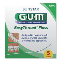 Gum EasyThread Floss Patient Packs (5-pk x 100)