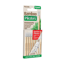 Piksters Bamboo Interdental Brushes Size 1 (8)