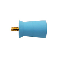 Prophy Cup Soft Blue Skirted Screw Type Unscented (144)