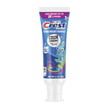 Crest Advanced Kids Color Changing Toothpaste Bubble Gum Ages 3+ 4.2oz (24)