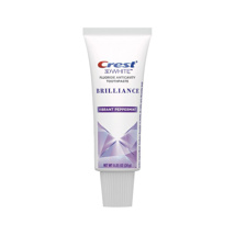Crest 3D White Brilliance Toothpaste Vibrant Peppermint Trial Size 0.85oz (72)  
