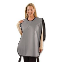 Adult Lead-Free Protective Apron w/out collar .25mm 24" x 26" Gray